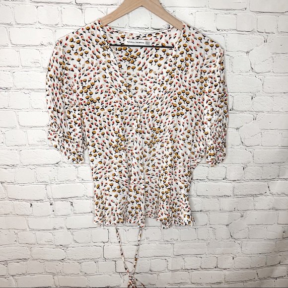 Faithfull the Brand Salvador Top Sabine Floral Print Size Extra Large (US 10) - Picture 3 of 16